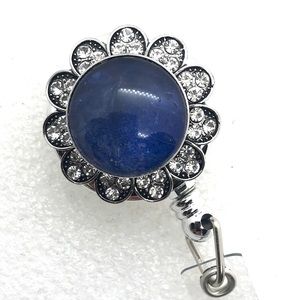 Handmade 18mm Snap Retractable Pull ID Badge Holder Reels Recoll with clip